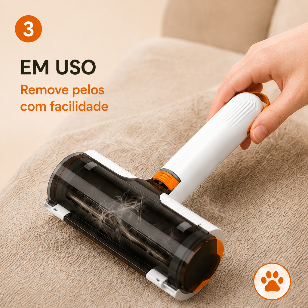 LIMPAW Roller™ — Removedor Reutilizável de Pelos de Animais